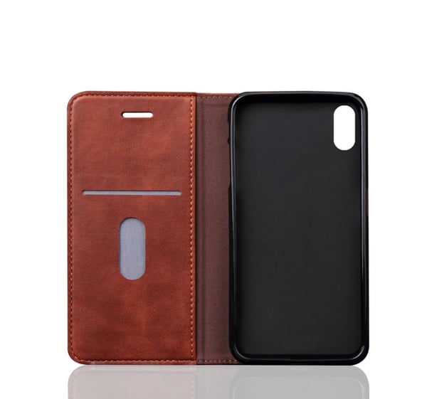 Stilrent Fodral med Kortfack av LEMAN för iPhone X/XS