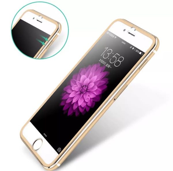 Original-Skydd från Pilking (3-PACK) Aluminiumram iPhone 6/6S