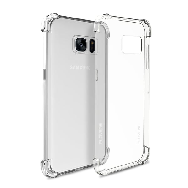 GALAXY S7 EDGE - Effektfullt Silikonskal extra tjocka hörn