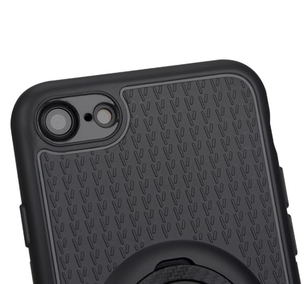 iPhone 8 Plus - FLOVEME Silikonskal med Ringhållare
