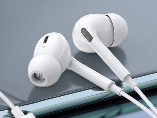 (TYP-C INGÅNG) Stereo In-Ear Hörlurar För Typ-C Audio 1.2M