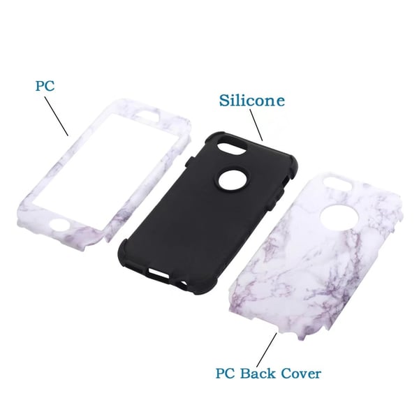 Elegant Skyddsskal för iPhone 6/6S Plus (MARBLE)