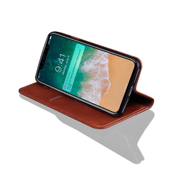 Fodral med Kortfack (RUSTIC) till iPhone X/XS