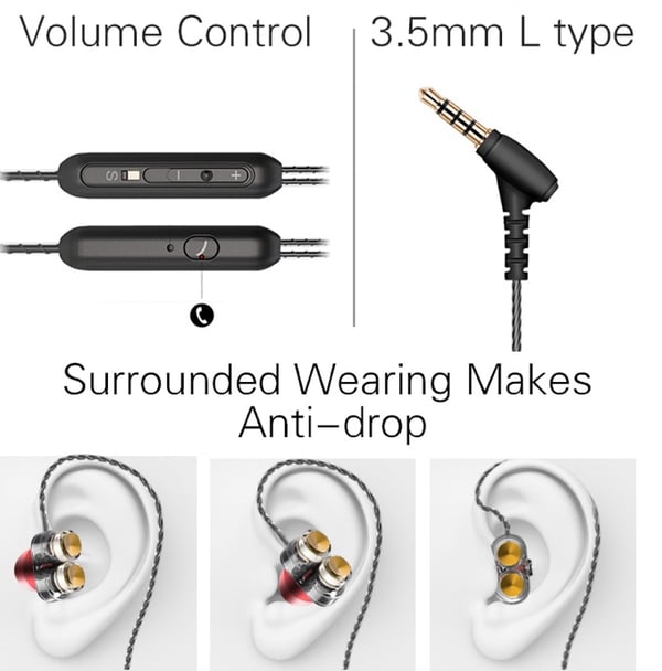LongsDom Dual-core In-ear