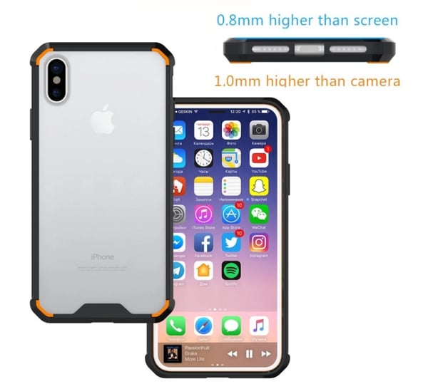 Stilrent Hybrid-Skal från LEMAN iPhone X/XS