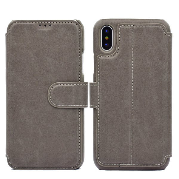 iPhone X/XS - Elegant Fodral med Plånbok