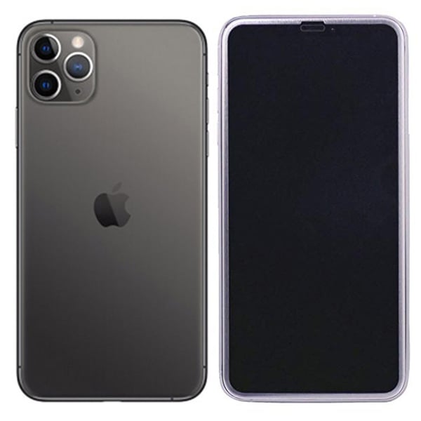 Skärmskydd 3D Aluminiumram iPhone 11 Pro Max 4-PACK