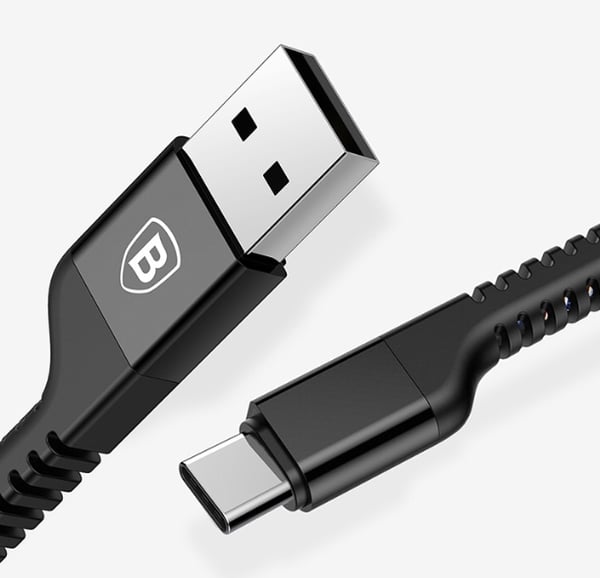 Baseus Type-C-Snabbladdare för Android (Anti-Break)