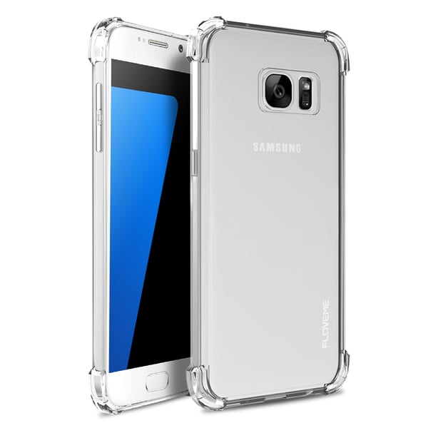 GALAXY S7 EDGE - Effektfullt Silikonskal extra tjocka hörn