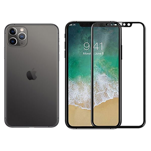 3-PACK iPhone 11 Pro Max HuTech Carbon Skärmskydd
