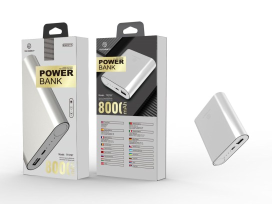 Powerbank 8000Mah 1A 1Usb Snabb och Stabil Laddning