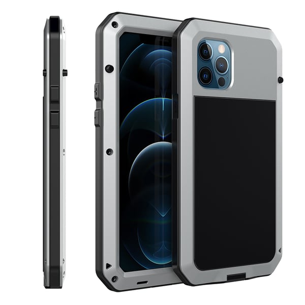iPhone 12 Pro - Stryktåligt Fodral i Aluminium (HEAVY DUTY)