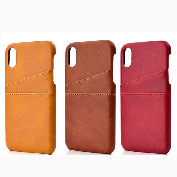Skal med Korthållare i RETRO-Design för iPhone XS Max
