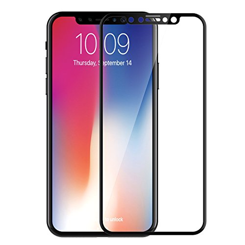 iPhone X - 3-PACK Skärmskydd av ProGuard (3D/HD-Clear) Fullfit
