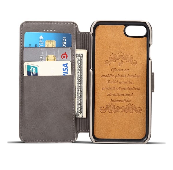 Class-S - Fodral i Läder med Plånbok till iPhone 6/6S Plus