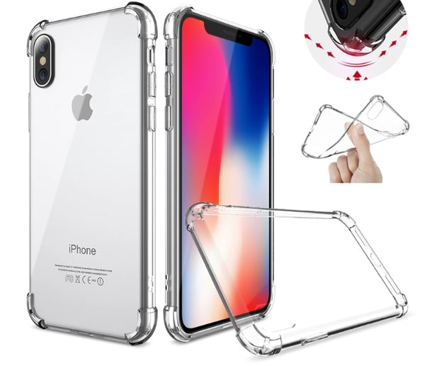 Stilrent Silikonskal Extra Skydd Från FLOVEME för iPhone X/XS