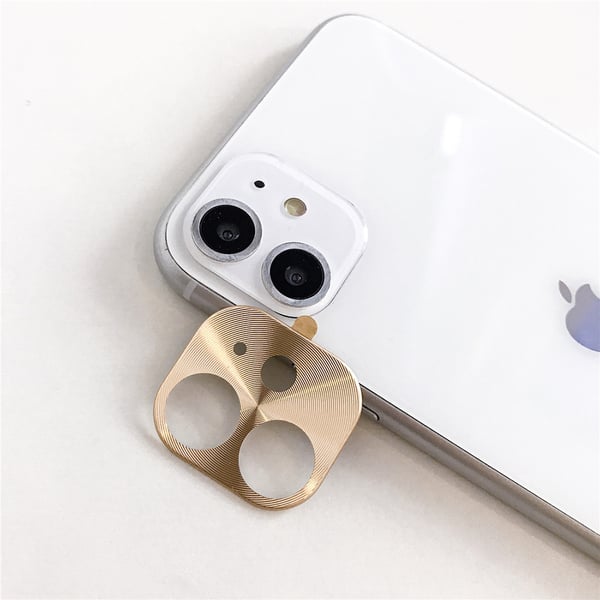 Al Alloy iPhone 11 Ultratunn Kameralinsskydd Ram