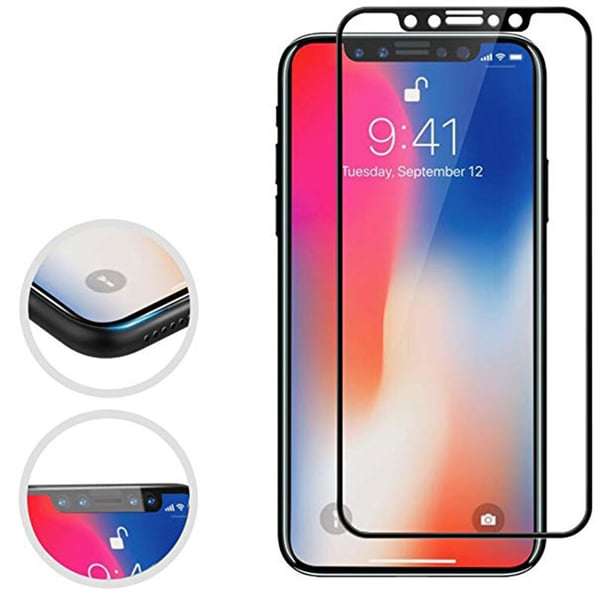 iPhone 11 Sk�rmskydd Carbon 9H Screen-Fit 3D/HD