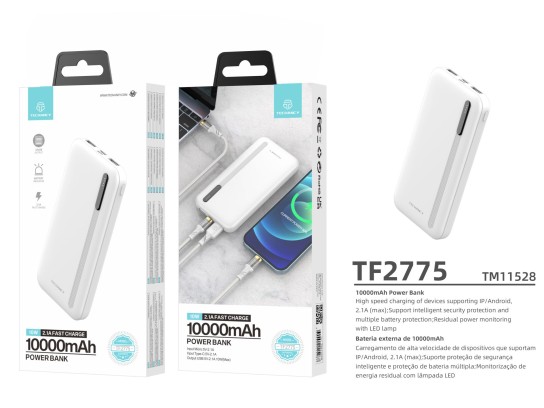 Snabbladdande Powerbank 2.1A 2Port