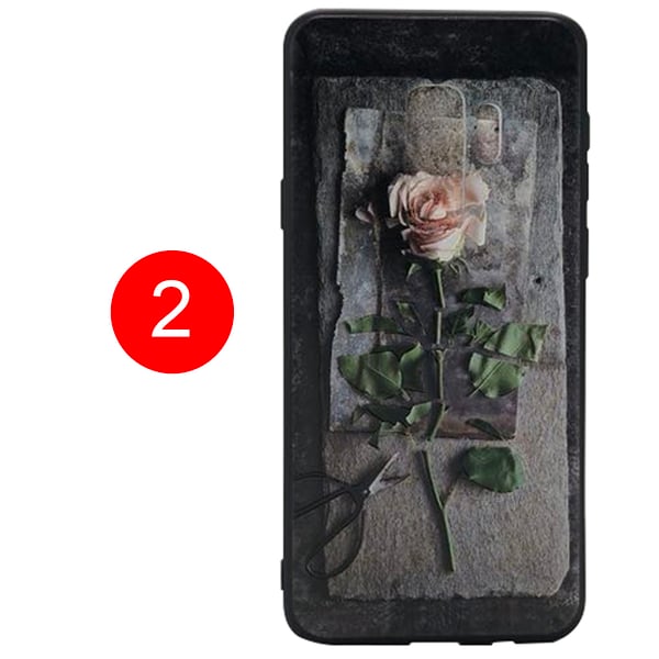 Blommiga Skyddsskal för Samsung Galaxy S9