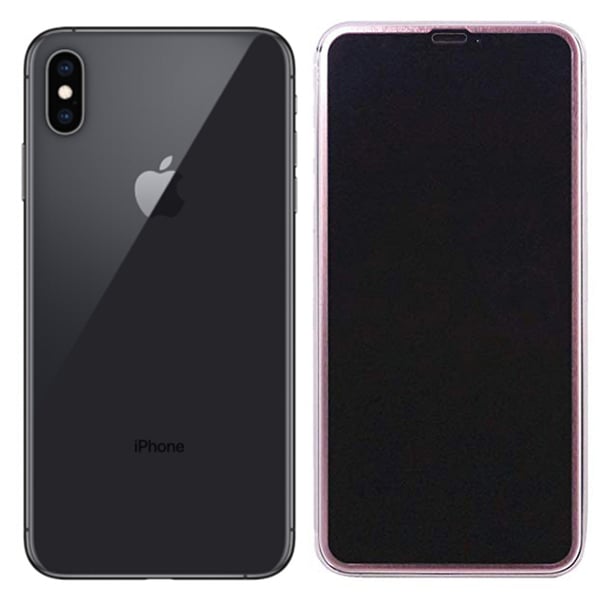 2-PACK iPhone XS Max ProGuard Skärmskydd 3D Aluminiumram