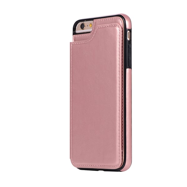 iPhone 6/6S Plus - NKOBEE Läderskal med Plånbok/Kortfack