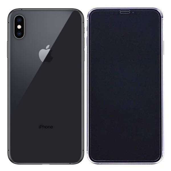5-PACK iPhone XS Max ProGuard Skärmskydd 3D Aluminiumram