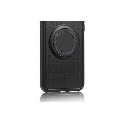 iPhone 6/6S+ - Carbon Silikonskal med Ringhållare FLOVEME