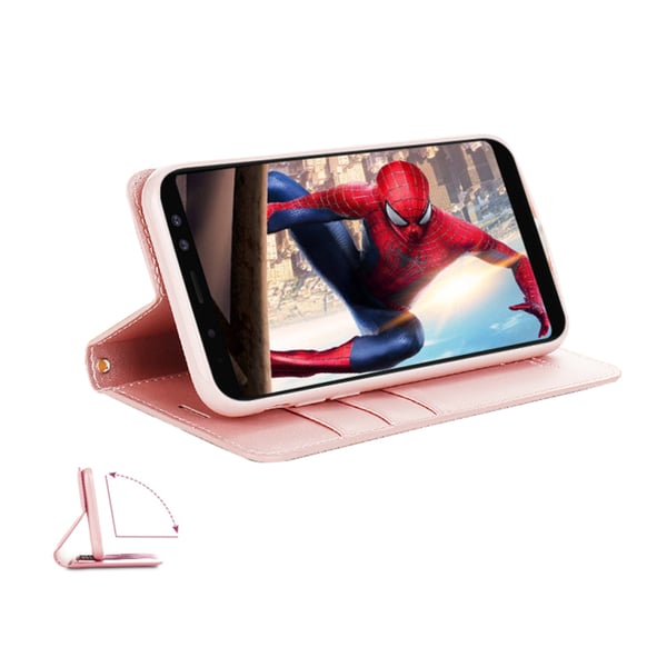 Fodral i Slitstarkt PU-Läder (T-Casual) - Samsung Galaxy A6 Plus