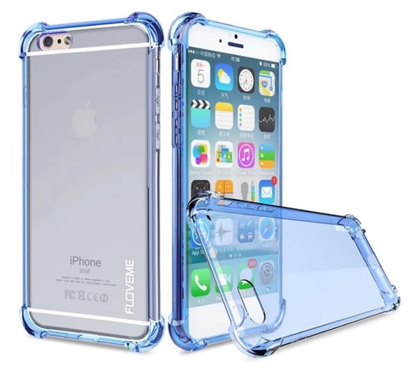 Tunt och Skyddande Silikonskal för iPhone X/XS