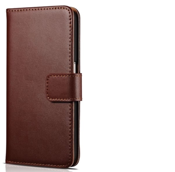 iPhone X - Stilrent Plånboksfodral i Läder från TOMKAS
