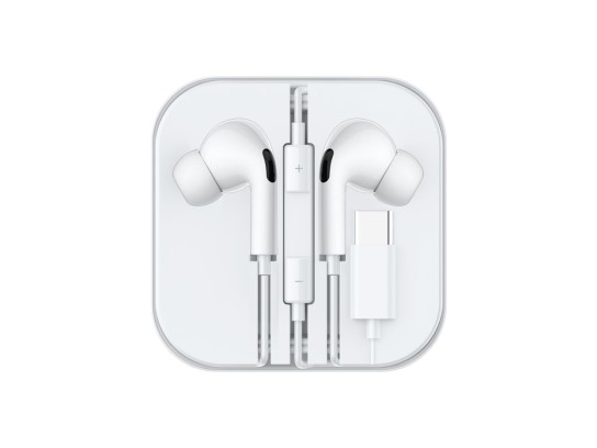 (TYP-C INGÅNG) Stereo In-Ear Hörlurar För Typ-C Audio 1.2M