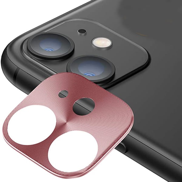Al Alloy iPhone 11 Ultratunn Kameralinsskydd Ram