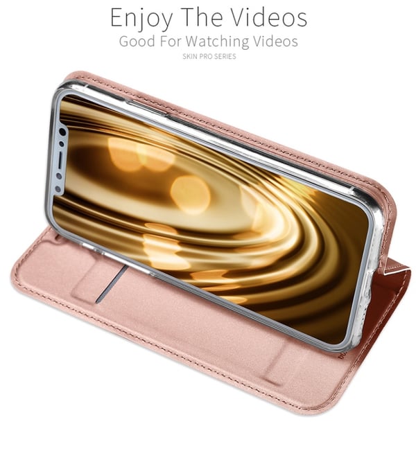 Stilrent Fodral med Kortfack av DUX DUCIS för iPhone X/XS