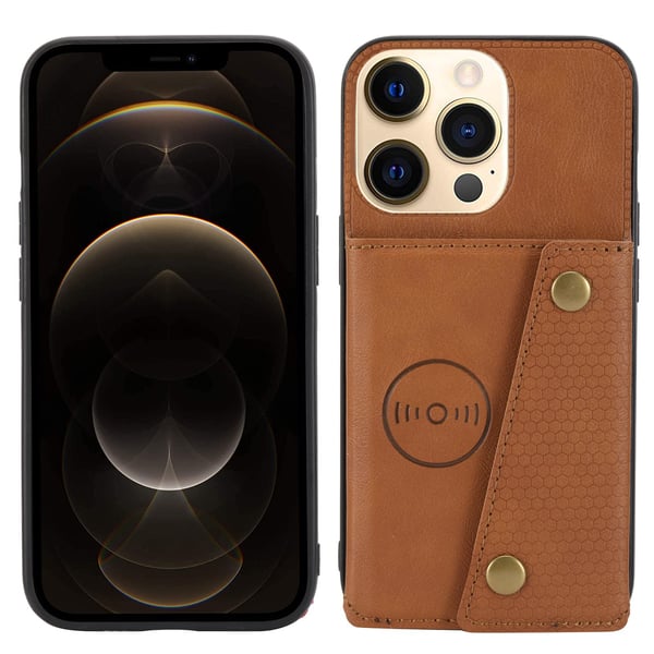 iPhone 15 Pro - Praktiskt Skal med Korthållare