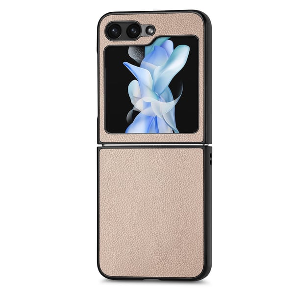 Galaxy Z Flip 5 - Elegant Litchi-mönstrat skal
