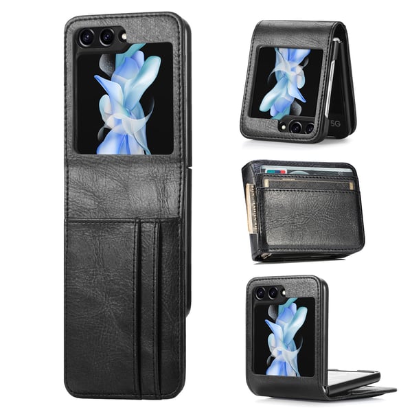 Galaxy Z Flip 6 5G - Stilrent Plånboksfodral med kortfack