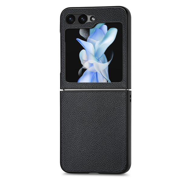 Galaxy Z Flip 5 - Elegant Litchi-mönstrat skal
