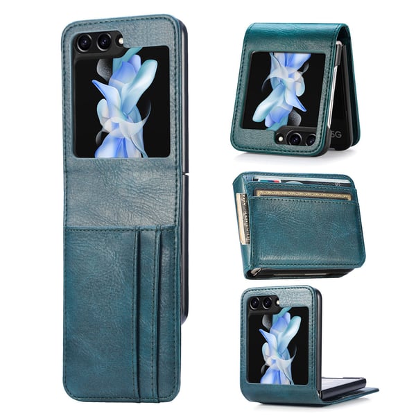 Galaxy Z Flip 6 5G - Stilrent Plånboksfodral med kortfack