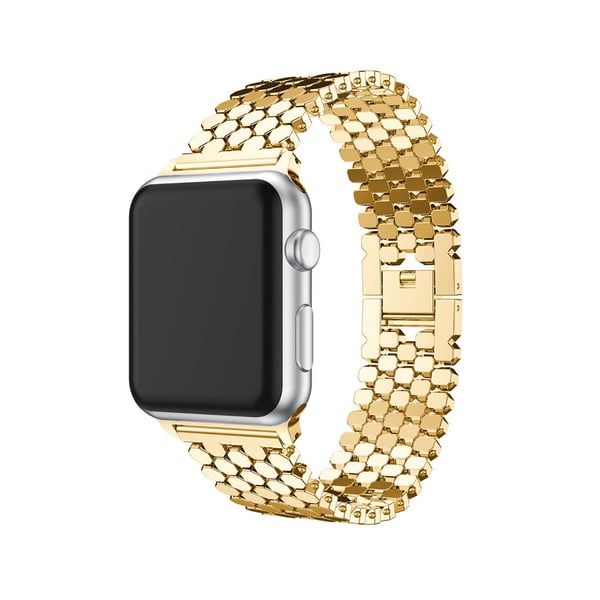 LEMAN Stållänk till Apple Watch 38mm (3/2/1)