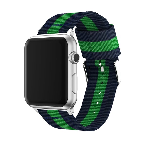 Apple Watch 38mm - Armband i Nylon & Rostfritt Stål