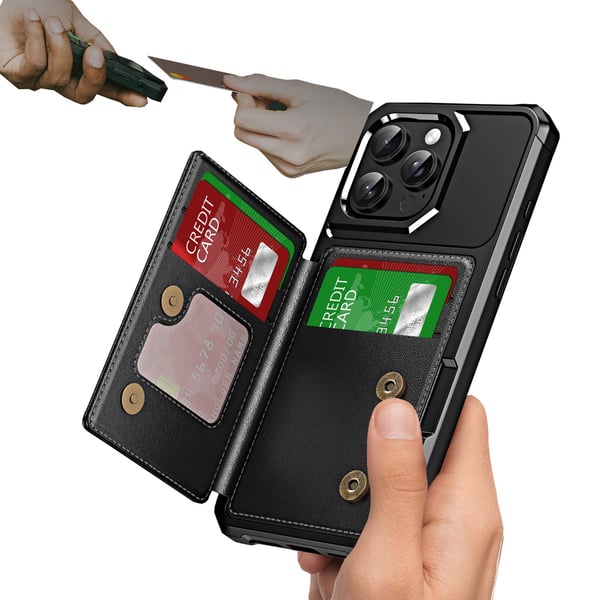 iPhone 15 Pro Plånboksfodral - Slimmad & Rymlig