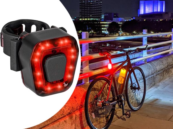 14 LED Cykellampa - Säkrare färd i mörkret!
