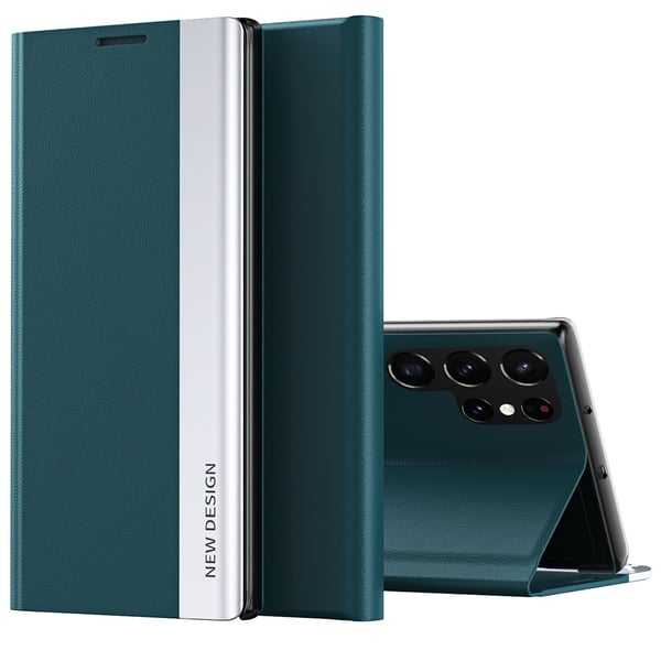 Samsung Galaxy S24 Ultra Fodral - Spegelglans, Kickstand & Skydd