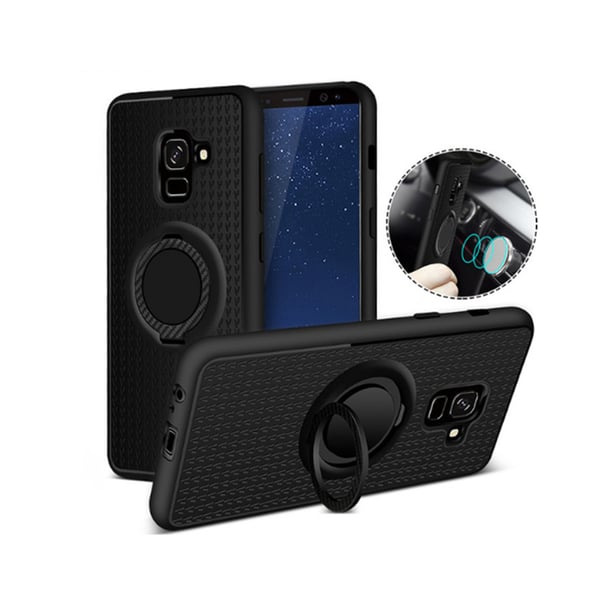 Stilrent Skal med Ringholder till Samsung Galaxy A8 2018