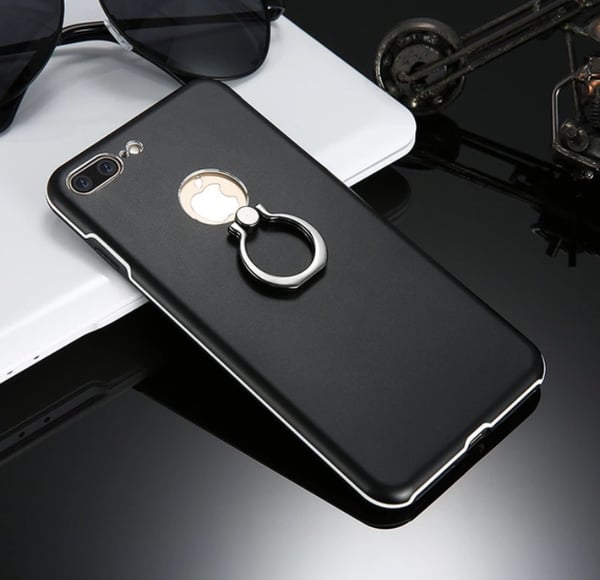 Stilrent Praktiskt iPhone 7 Plus skal med Ringhållare KISSCASE