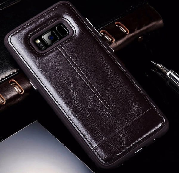 Samsung Galaxy S8 - Stilrent NKOBEE Läderskal