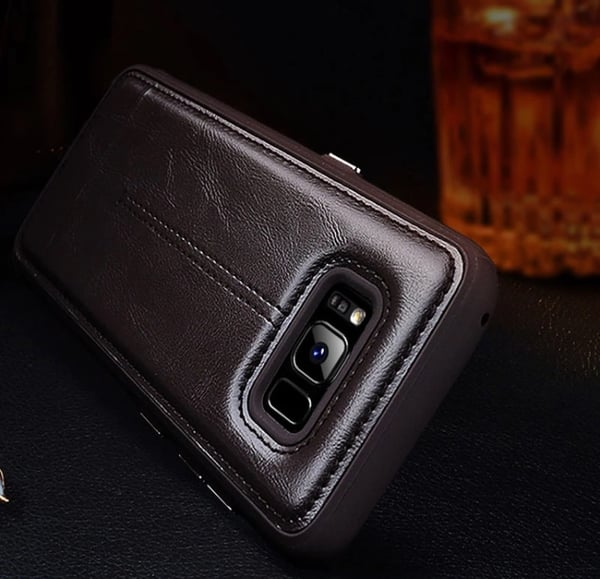 Samsung Galaxy S8+ - NKOBEE Stilrent Läderskal (ORIGINAL)