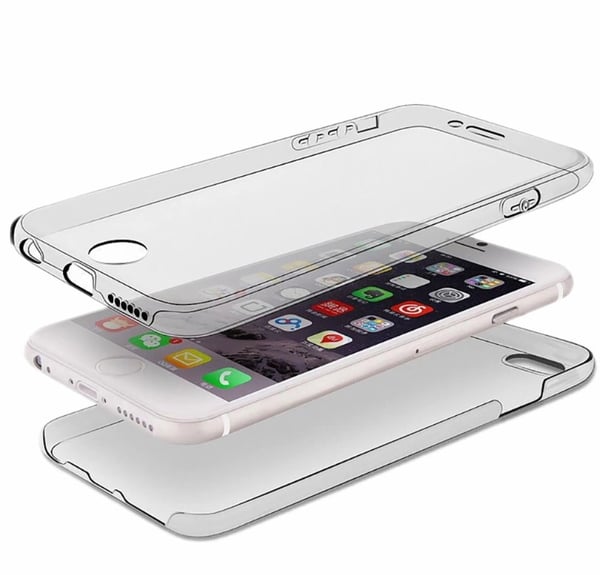 Dubbelsidigt Stilrent Skal med TOUCHFUNKTION för iPhone 8 PLUS