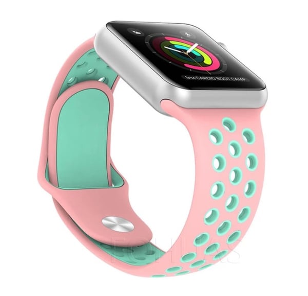 Apple Watch 38mm - NORTH EDGE Stilrena Silikonarmband